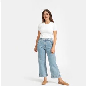 Everlane The Wide Leg Jean light indigo